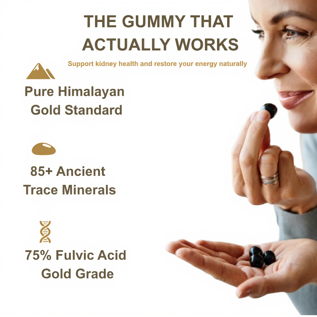 Aeterna™ Kidney Support Shilajit Gold Gummies
