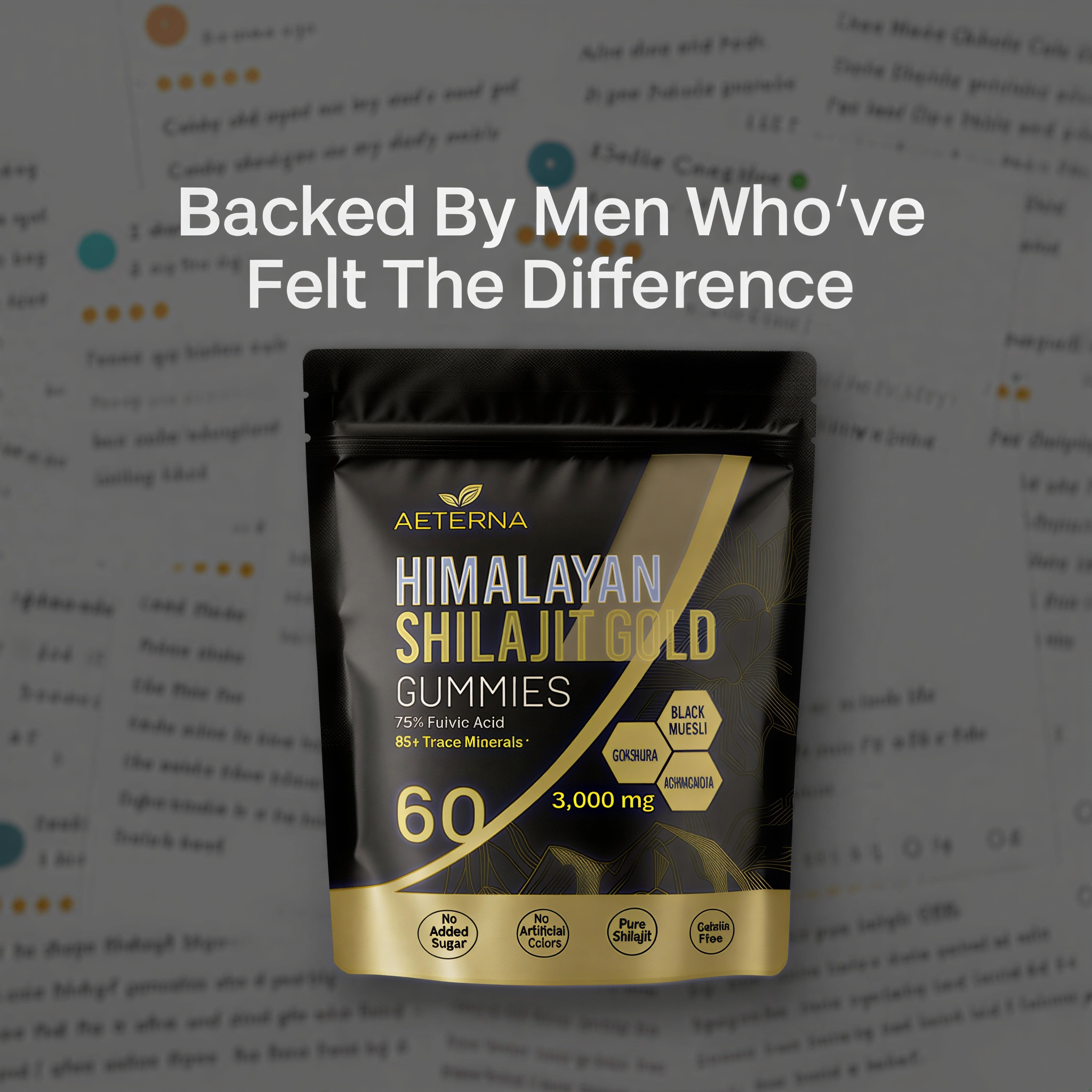 Aeterna™ Natural Shilajit  Gummies