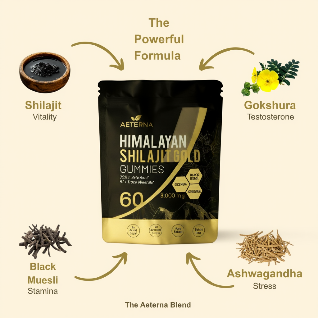 Aeterna™ Natural Shilajit  Gummies