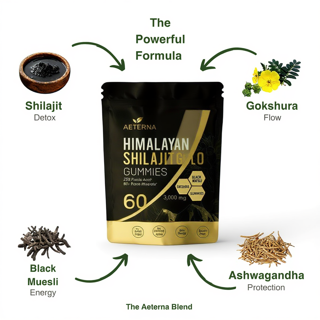 Aeterna™ Kidney Support Shilajit Gold Gummies